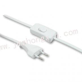 Power cord with 303 on-line switch and EU plug